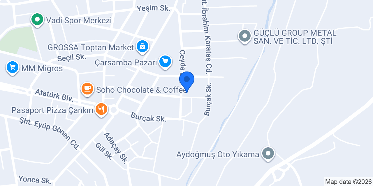 ÖMEROĞULLARI İNŞAAT VE YAPI MALZEMELERİ konumu