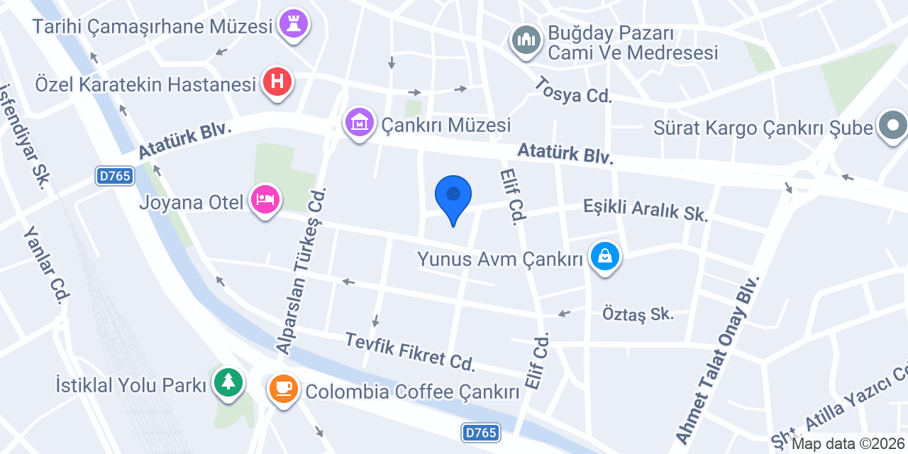 Erdoğan Hukuk Bürosu konumu