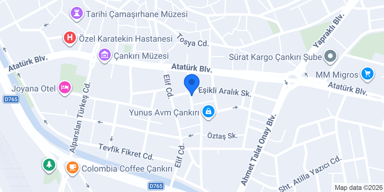 Kral sos Çankırı konumu