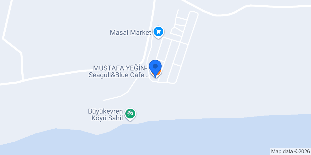 MUSTAFA YEĞİN- Seagull&Blue Cafe restaurant konumu
