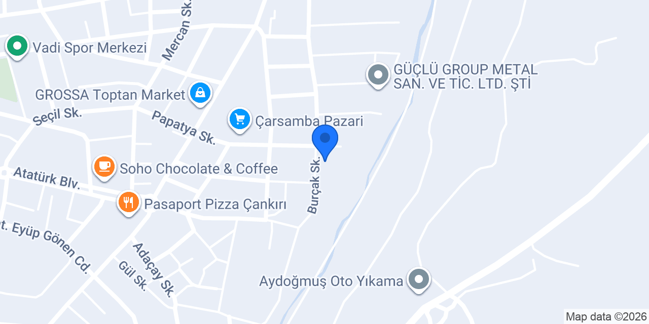 UYAR CAM ÇANKIRI konumu