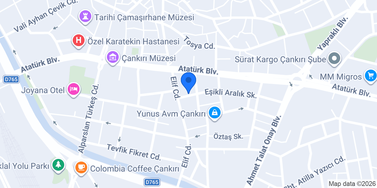 Canapart - Kız Öğrenci Pansiyonu konumu