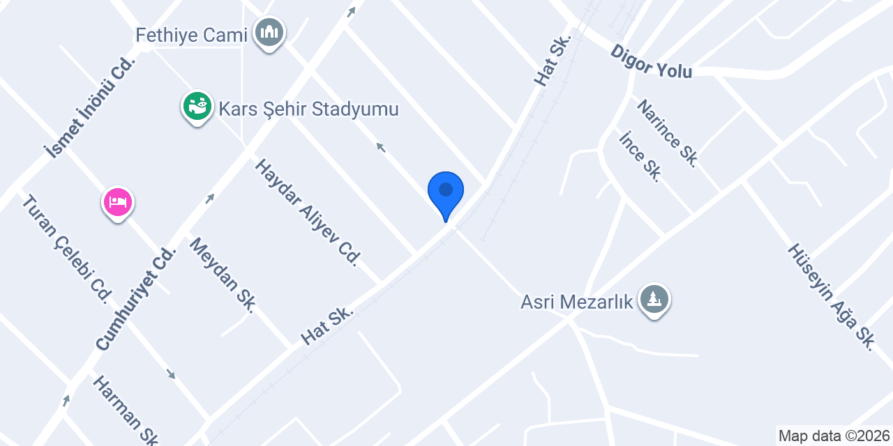 Arslan Veteriner Kliniği konumu