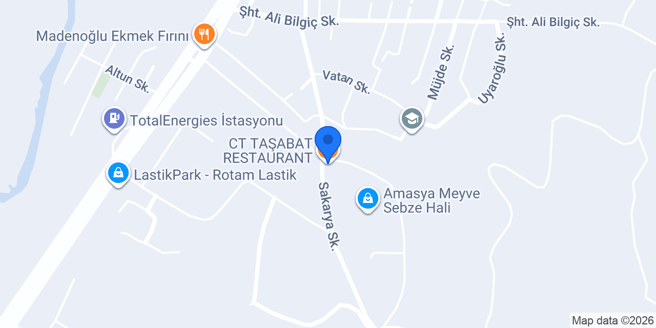CT TAŞABAT RESTAURANT konumu