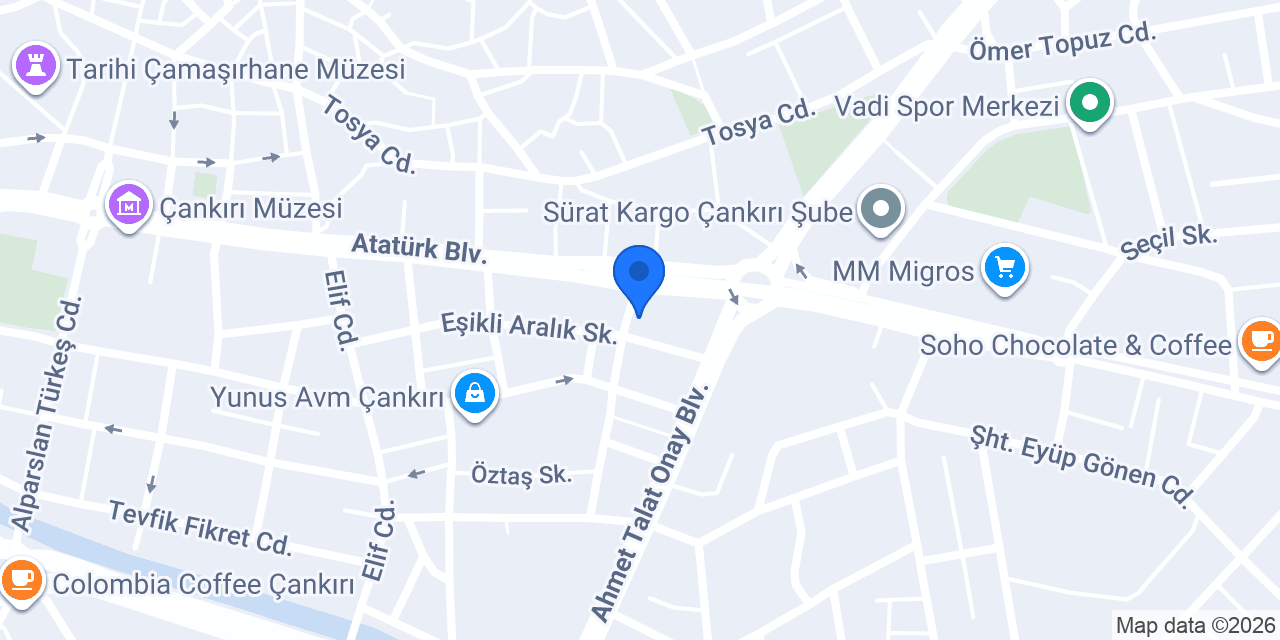 Afiyet Döner Burger konumu