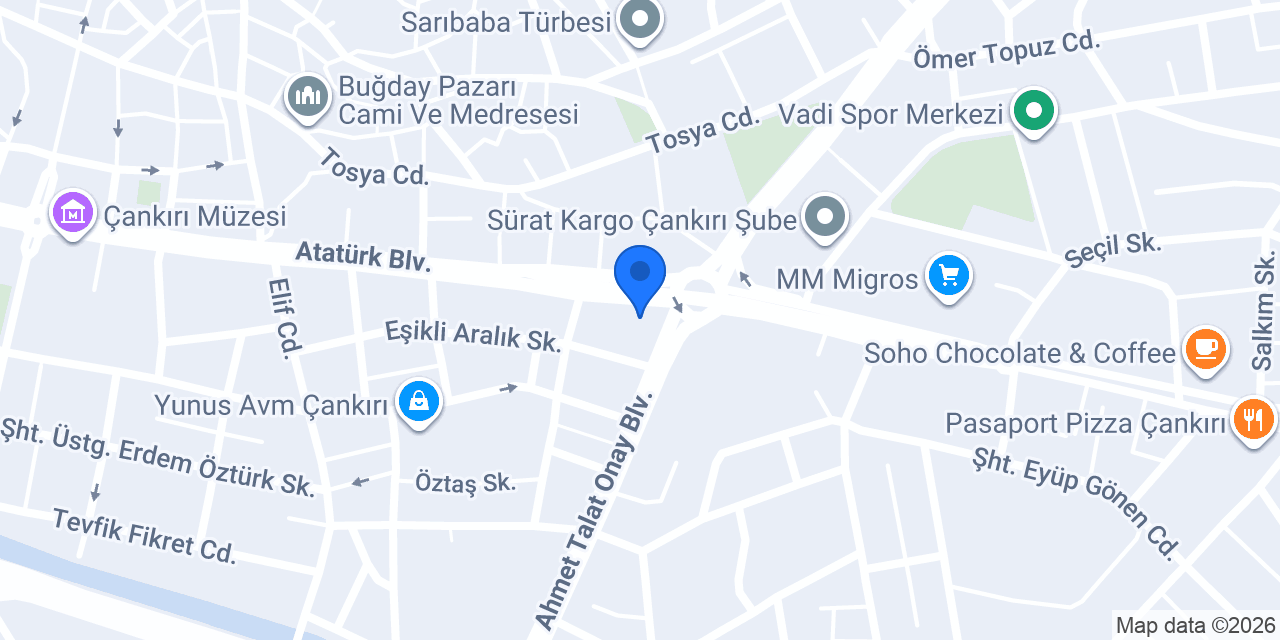Kevser Kitap Kırtasiye konumu