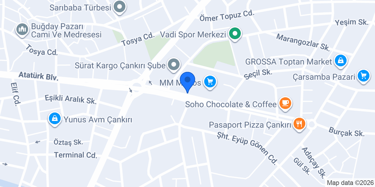 YÜCEL ELEKTRONİK konumu