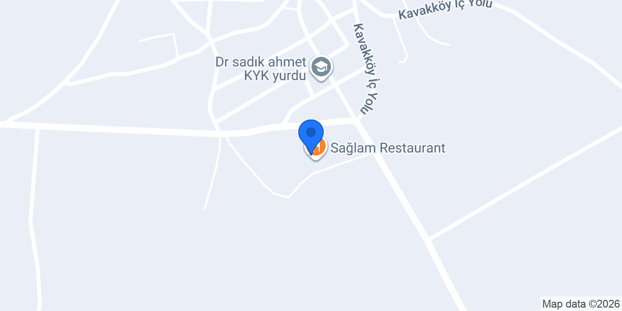 Saroz saglam restorant konumu