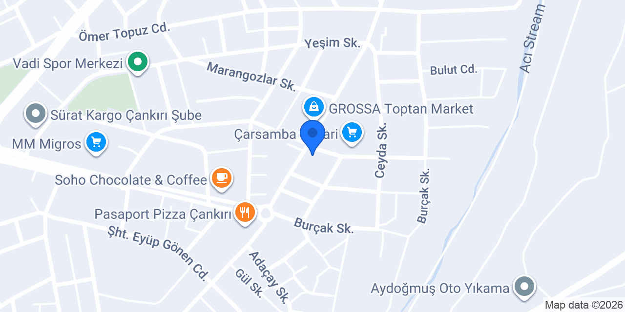 Dostlar Endüstriyel Mutfak Ekipmanları konumu