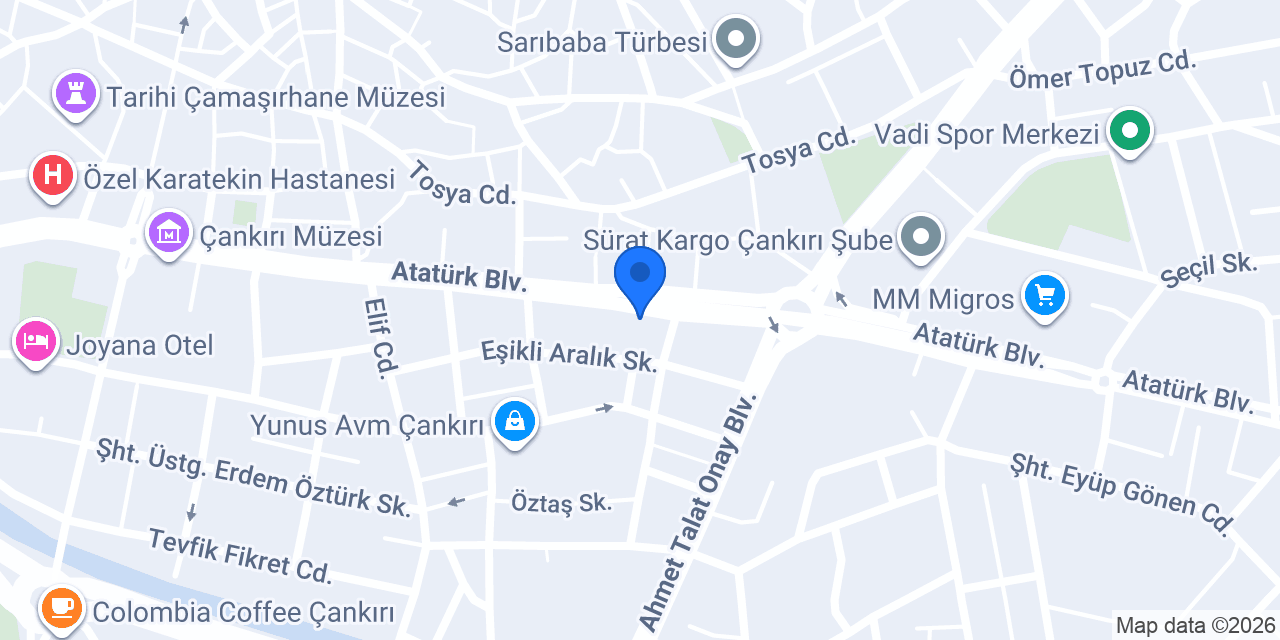 Bulvar Erkek Kuaförü konumu