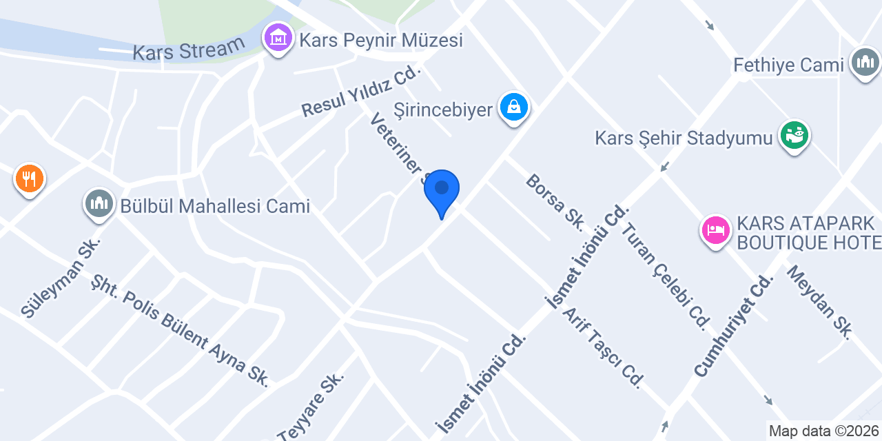 HİS MOBİLYA KARS konumu