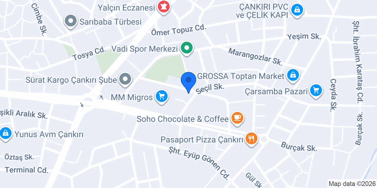 Kale - Yıldız Özyapı Gereçleri konumu
