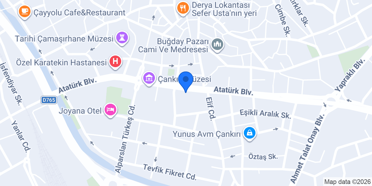 Merkez Eczanesi konumu