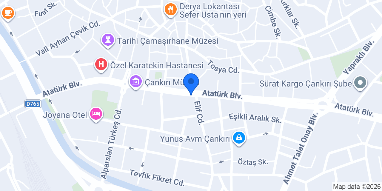 Mimar Bilge Gayret konumu