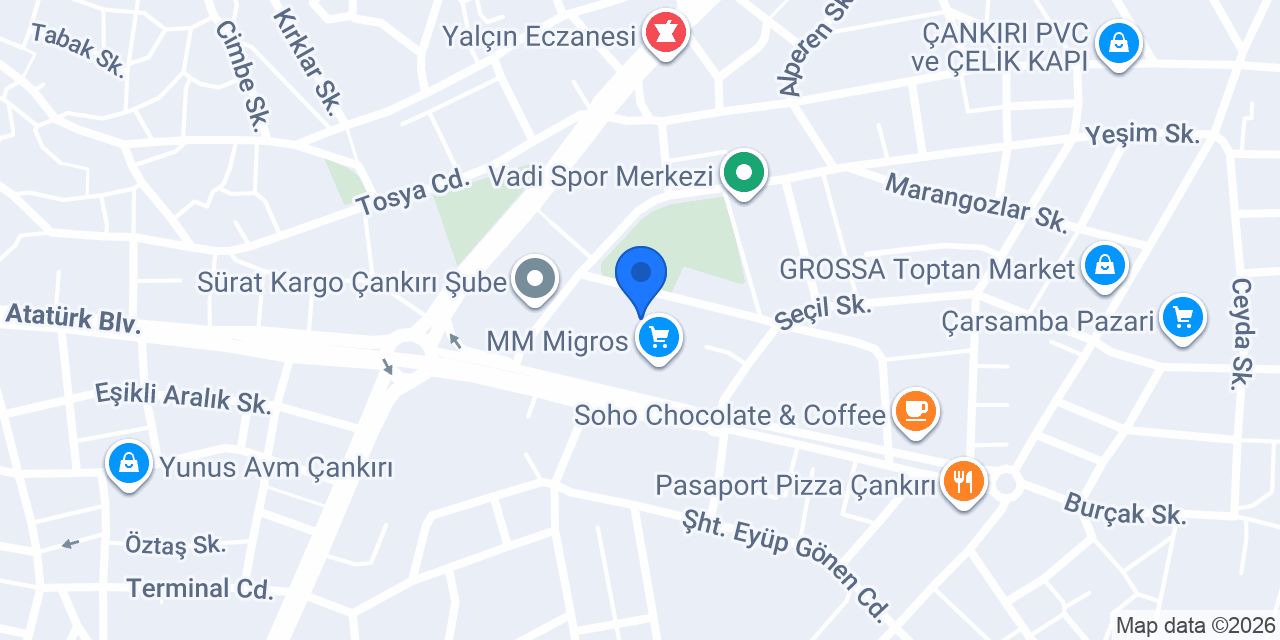 Mutlak Reklam Tanıtım ve Web Hizmetleri konumu