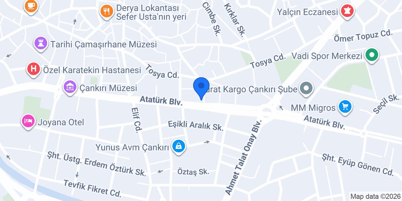 YADE Bijuteri & Aksesuar konumu
