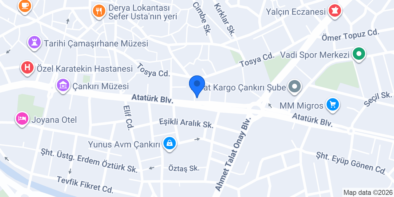 timurlar sigorta Çankırı Şubesi konumu