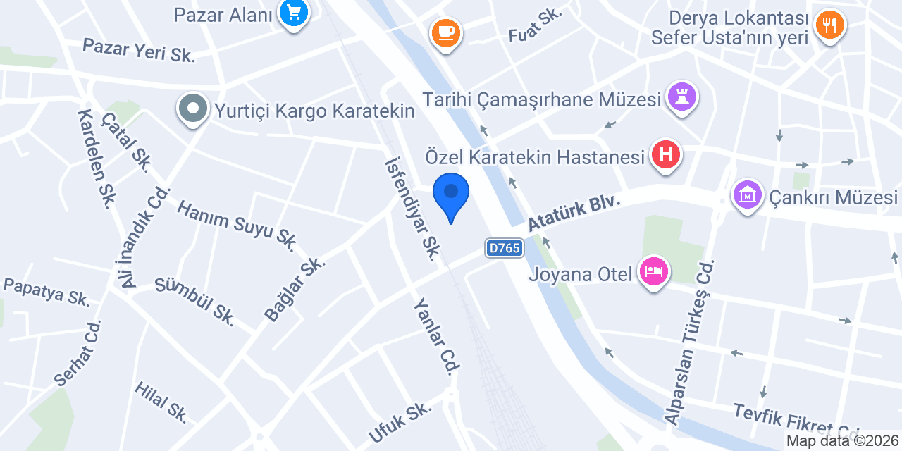 Çankırı Lisesi konumu