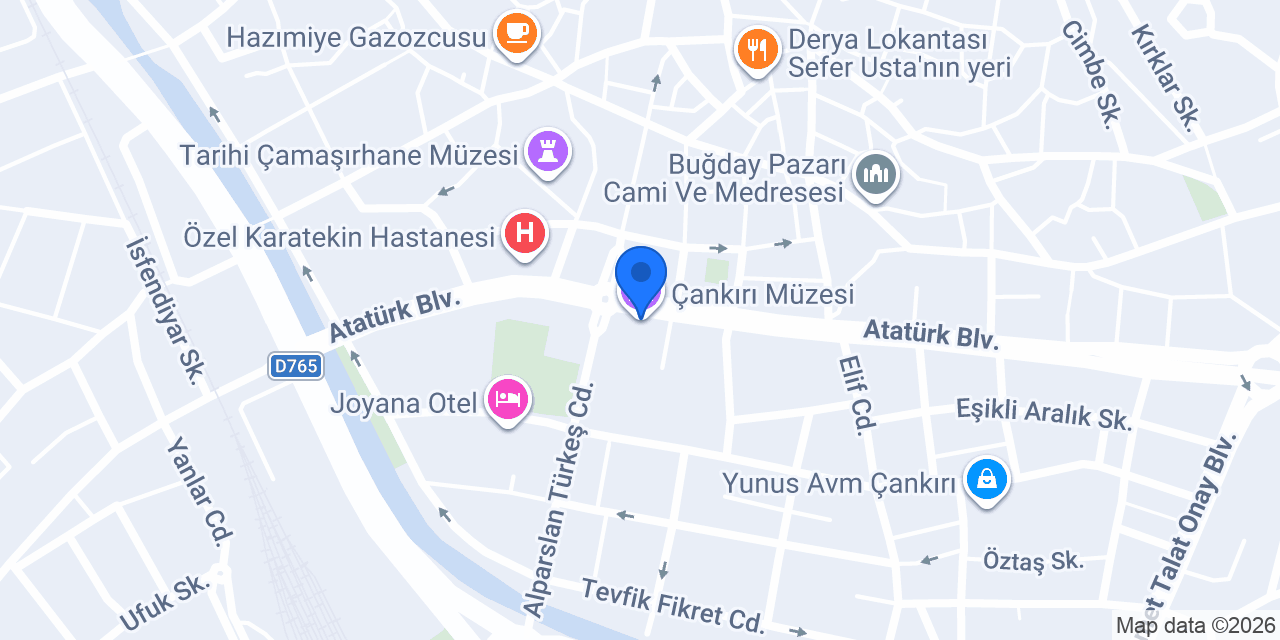 Çankırı Müzesi konumu