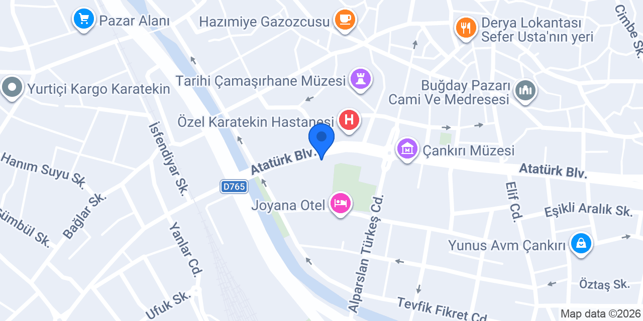Güven Taksi konumu
