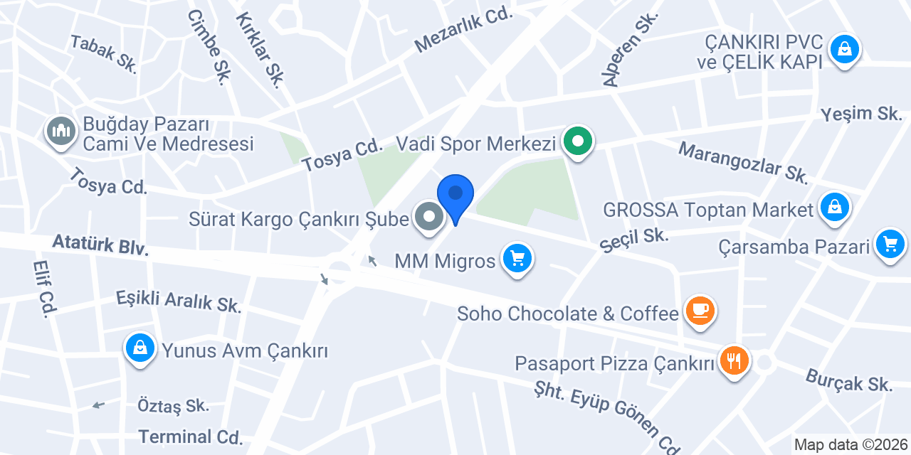 Altın Başak Ekmek Fırını konumu