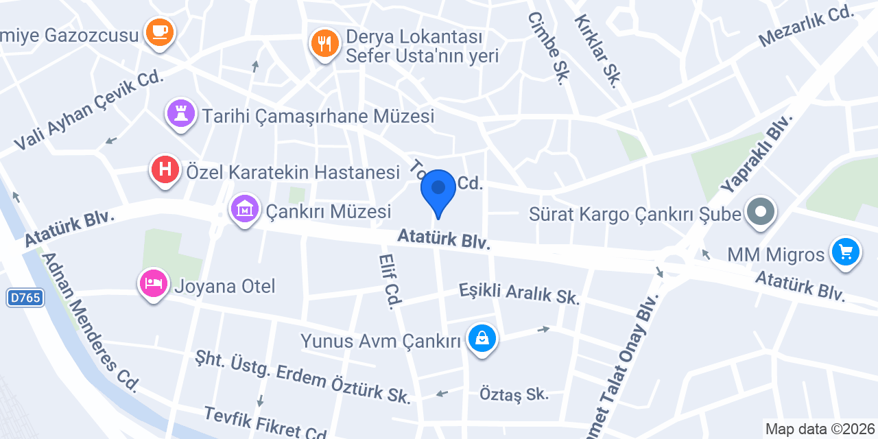 Yusufcan Türkmen İnşaat Ltd. Şti. konumu