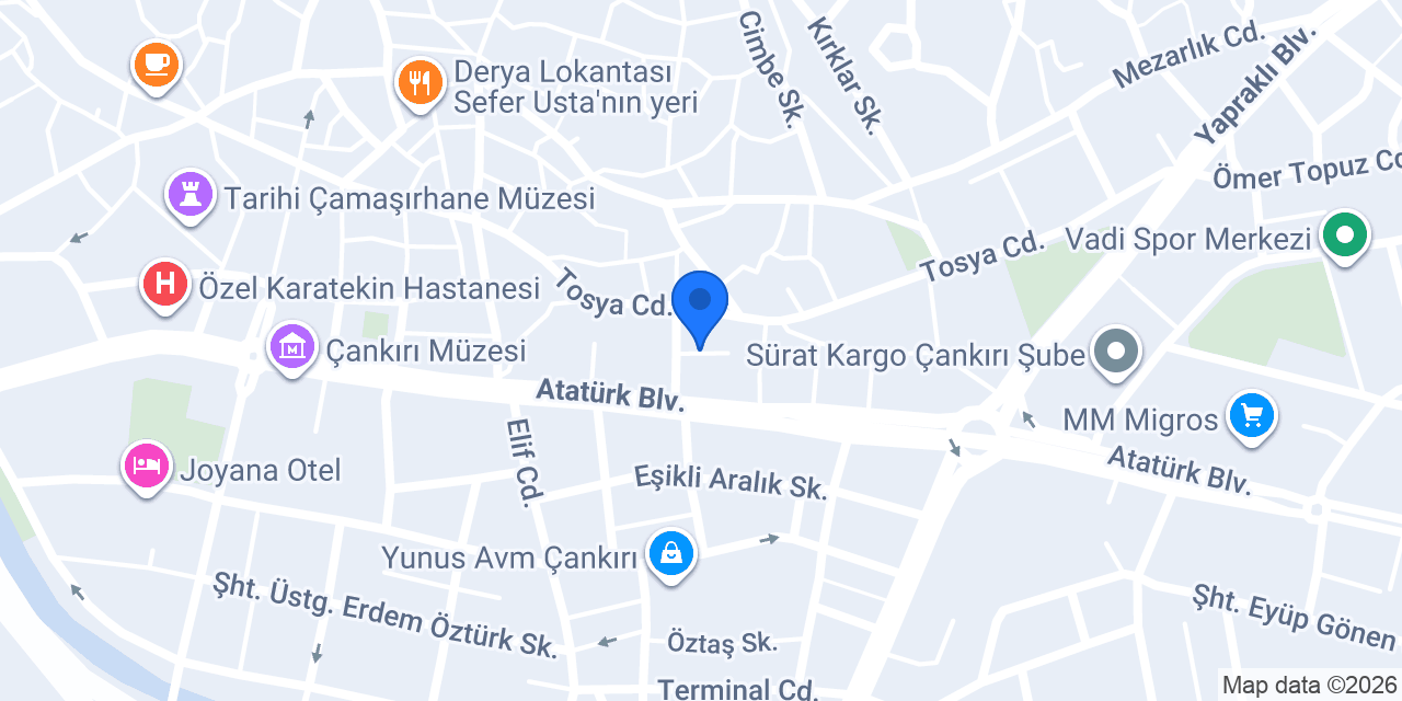 Özer Emlak Çankırı konumu