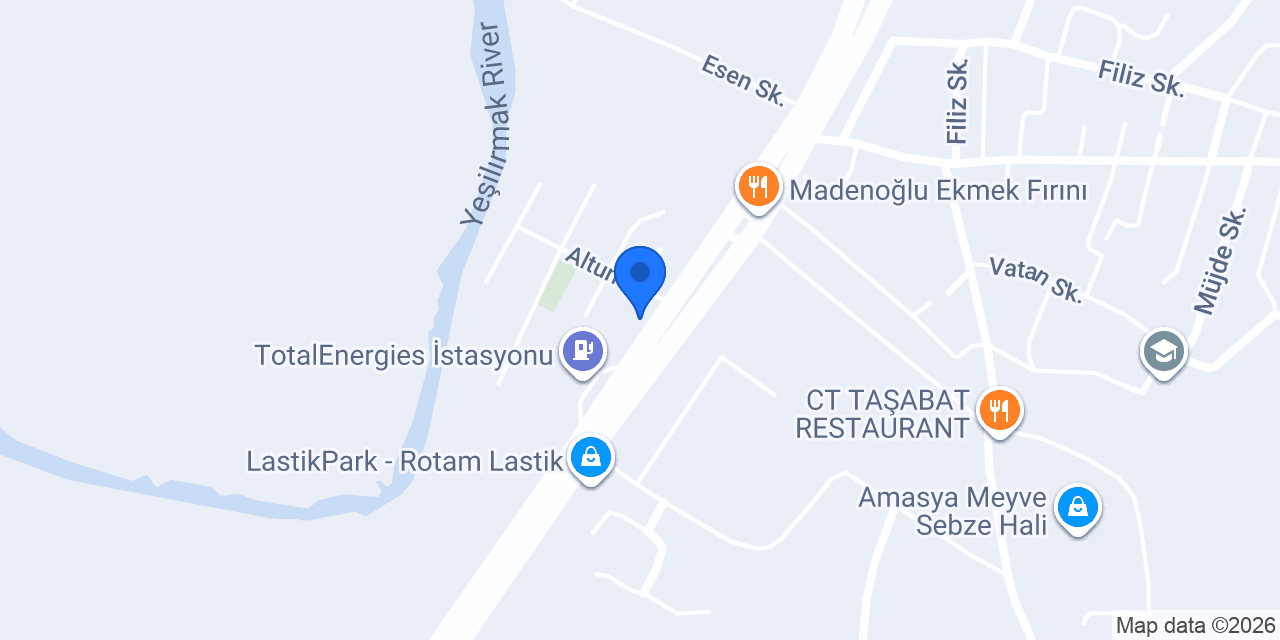 Çetin Oto konumu