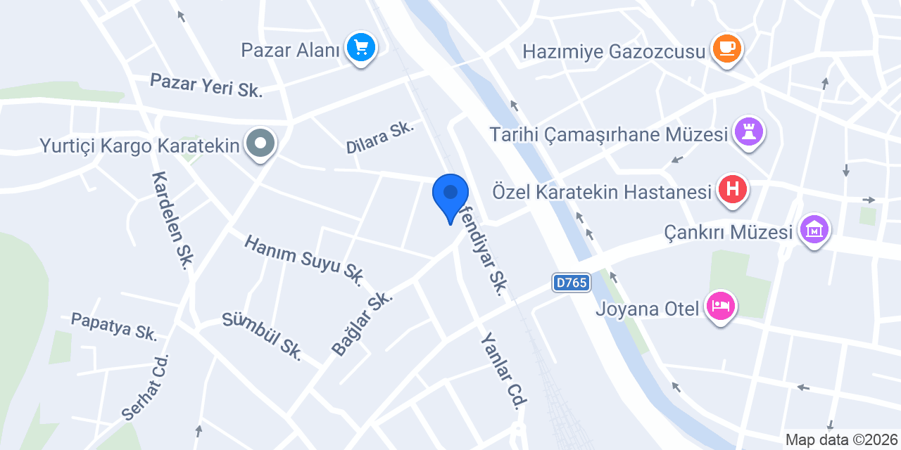 Nagiş’in dikiş atölyesi konumu
