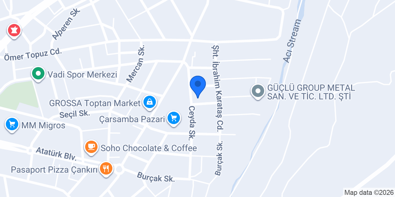 Çizgi Mobilya konumu