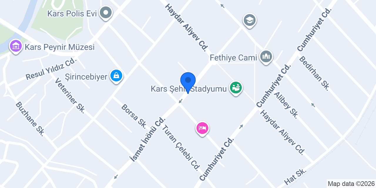 Kars Özel Ders konumu