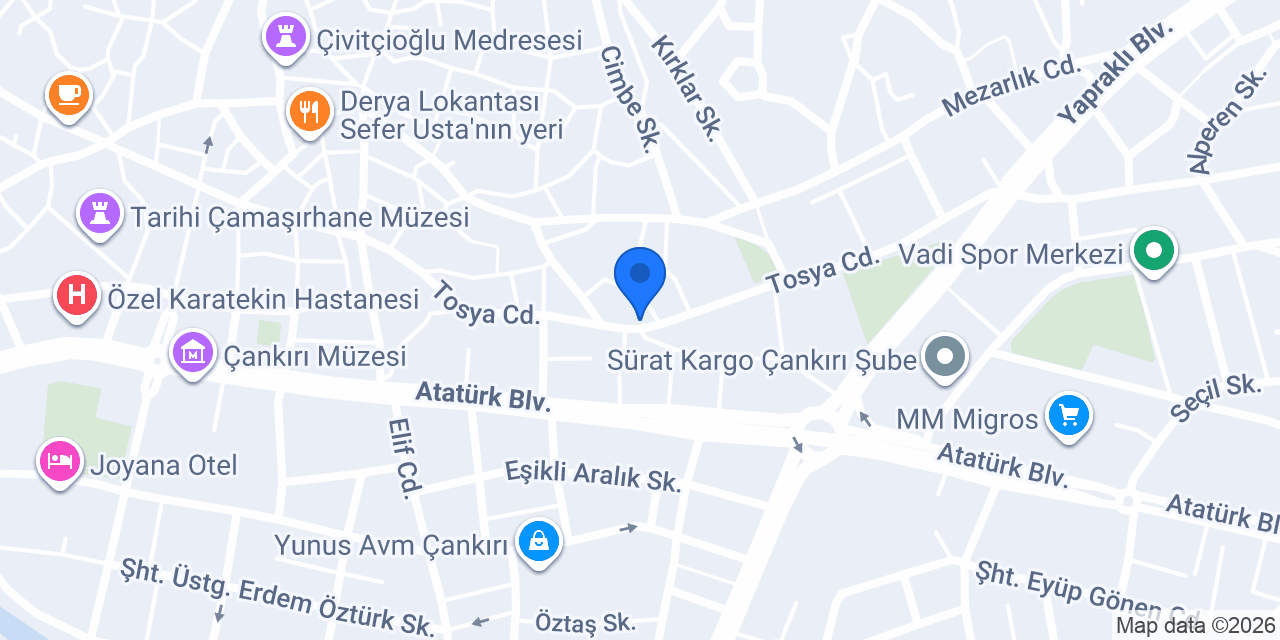 Yalçın Saz Evi konumu