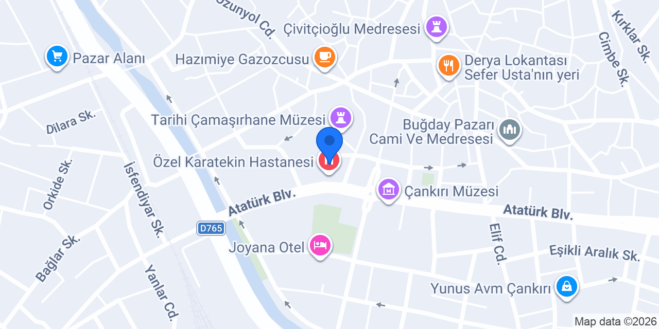 Çankırı Vergi Dairesi konumu