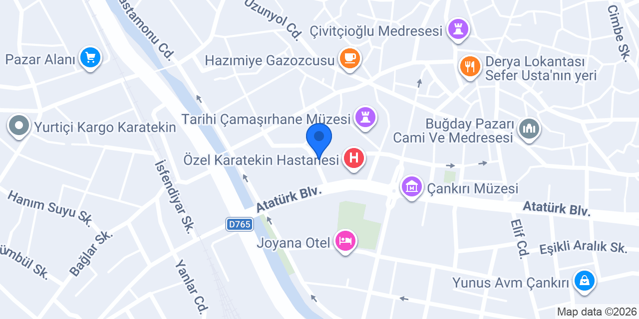 Karatekin Eczanesi konumu