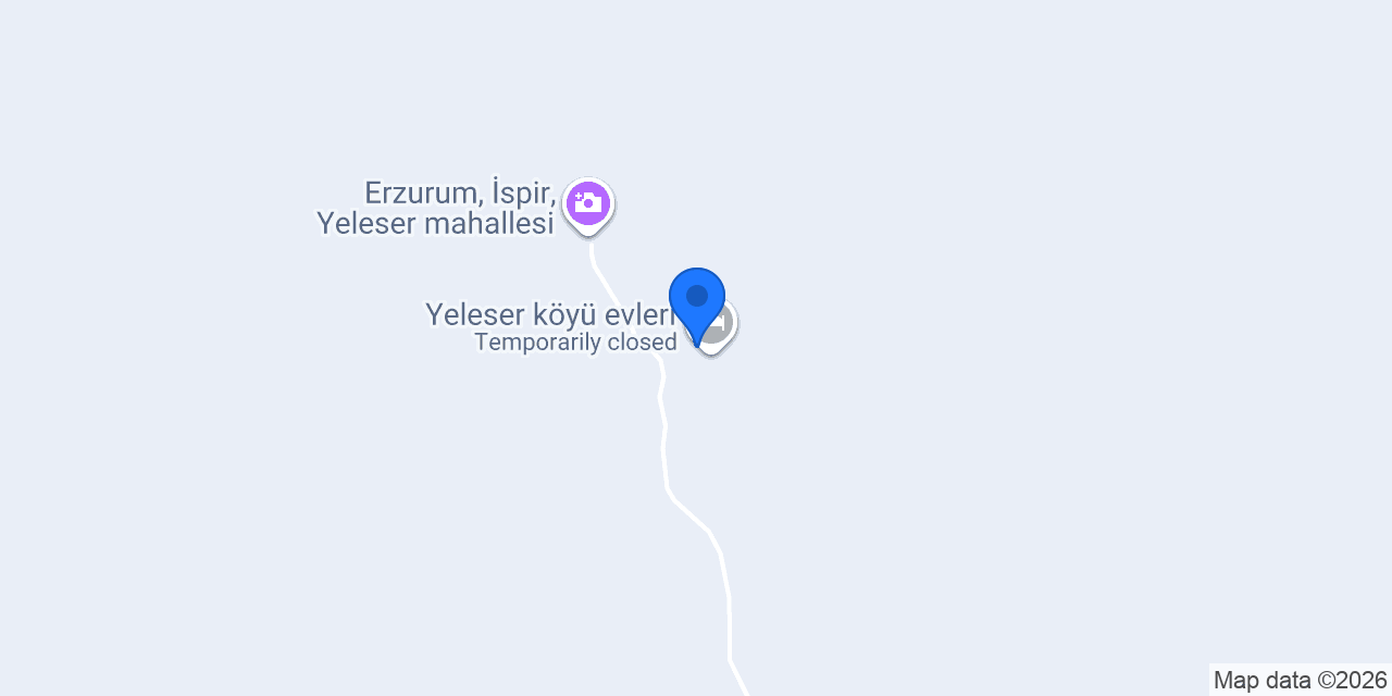 Yeleser köyü cami konumu