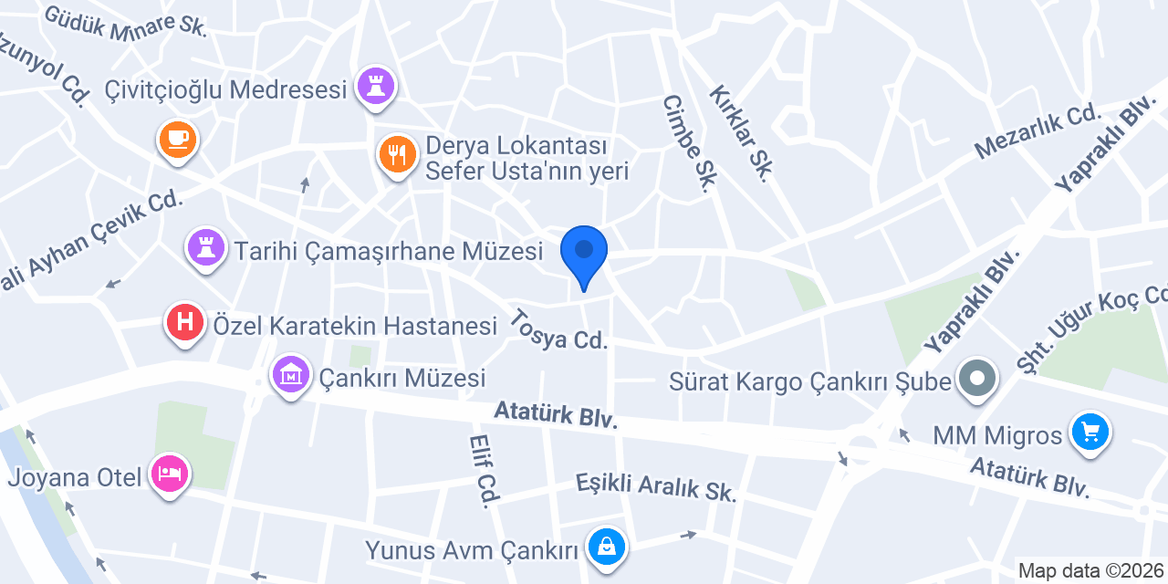 Serbest Muhasebeci Nuri Kalaycı konumu