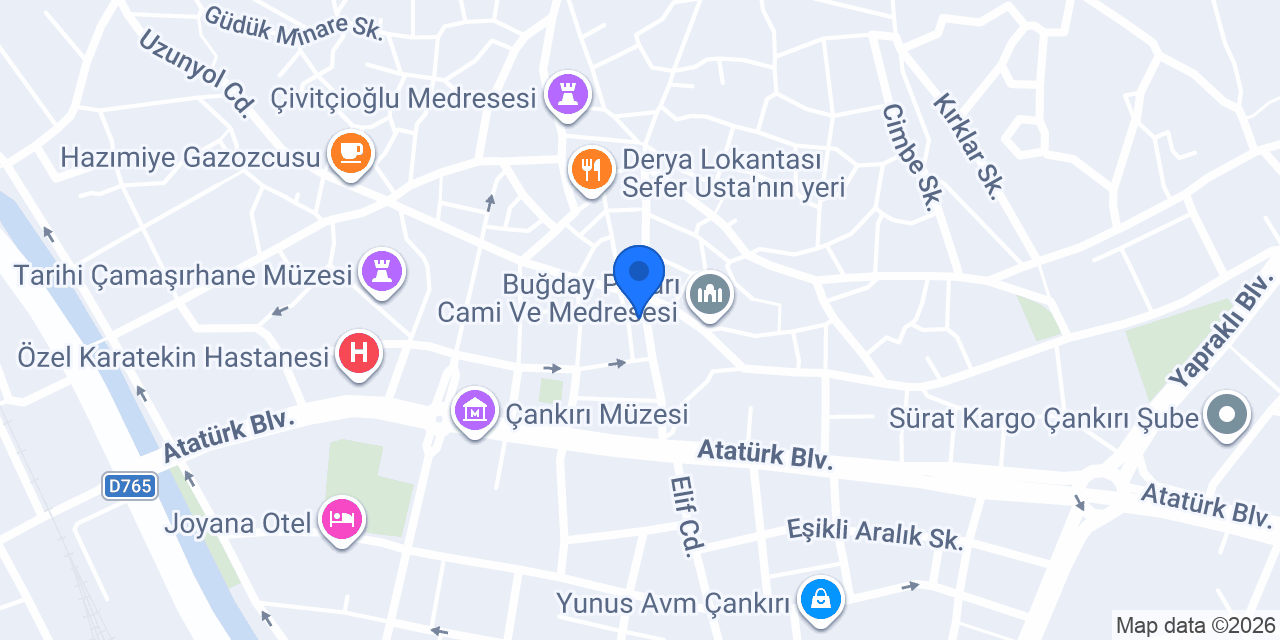 Zümrüt Taksi konumu