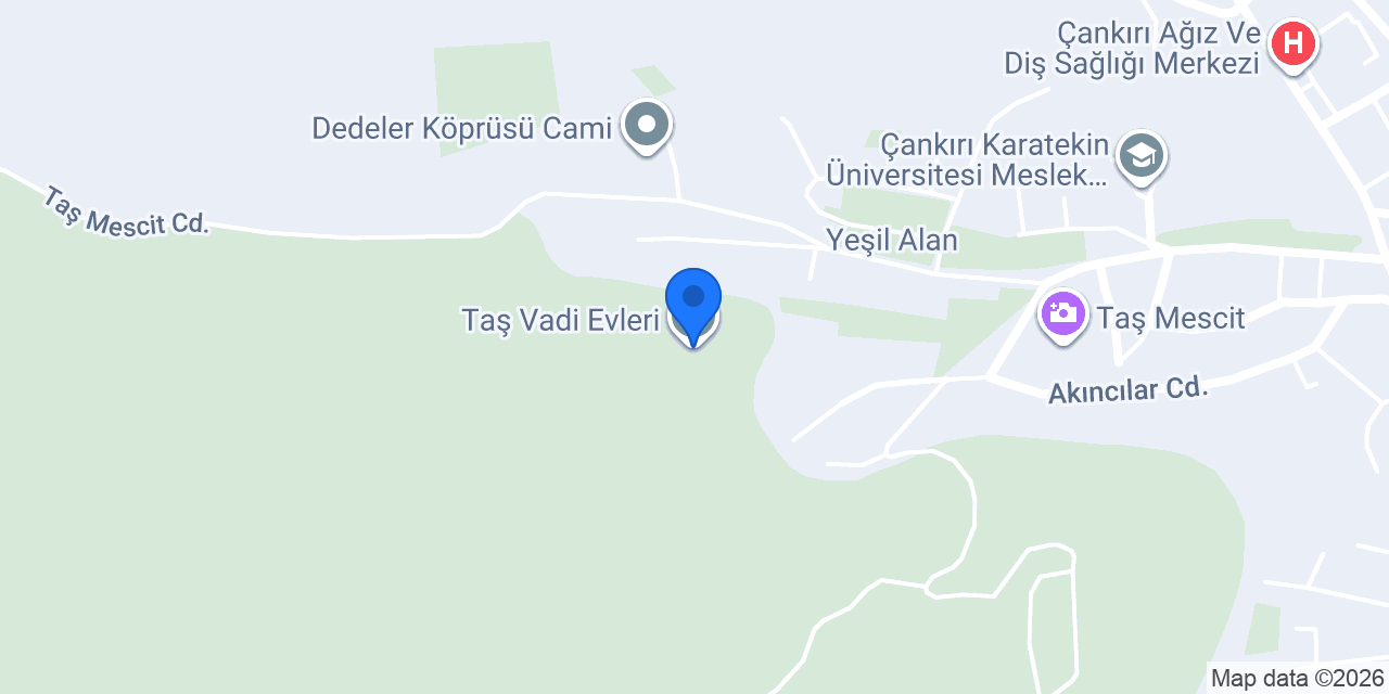 Taş Vadi Evleri konumu