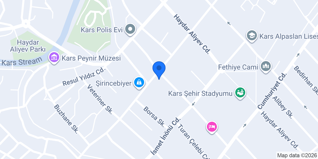 Tadım Dondurma konumu