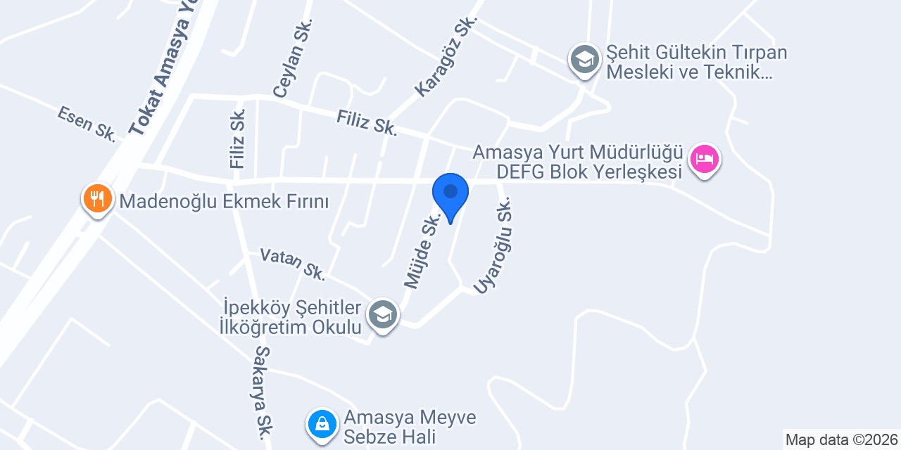 Eren Mermer Amasya konumu