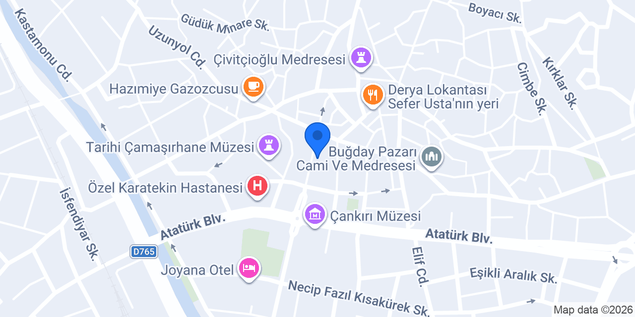 Gelince bijuteri konumu
