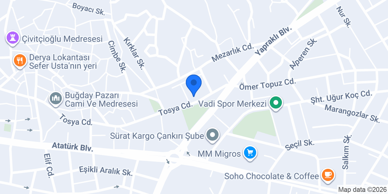 Atatürk Ortaokulu konumu