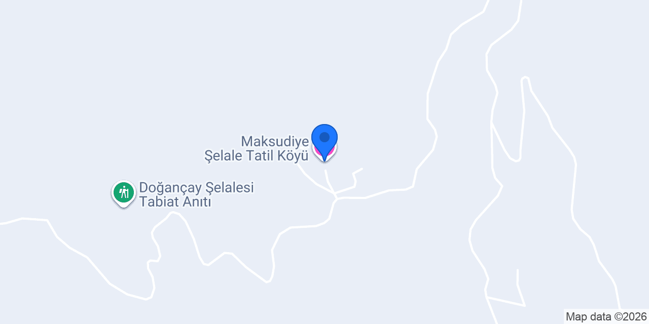 Maksudiye Şelale Tatil Köyü konumu