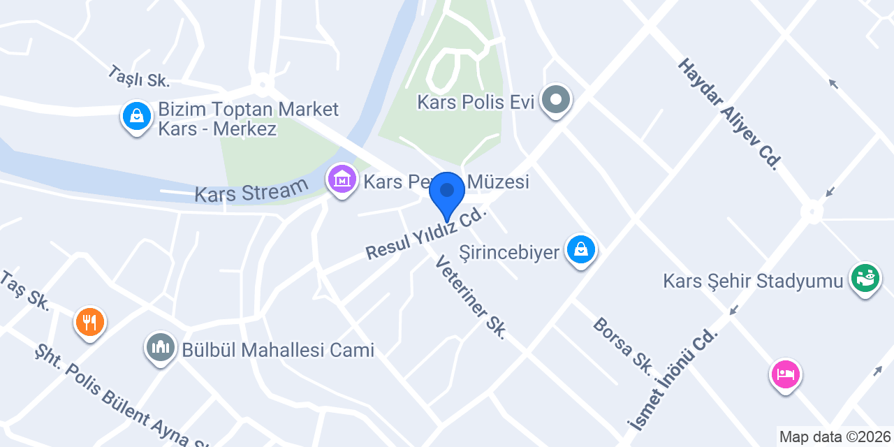 EvKars Emlak konumu