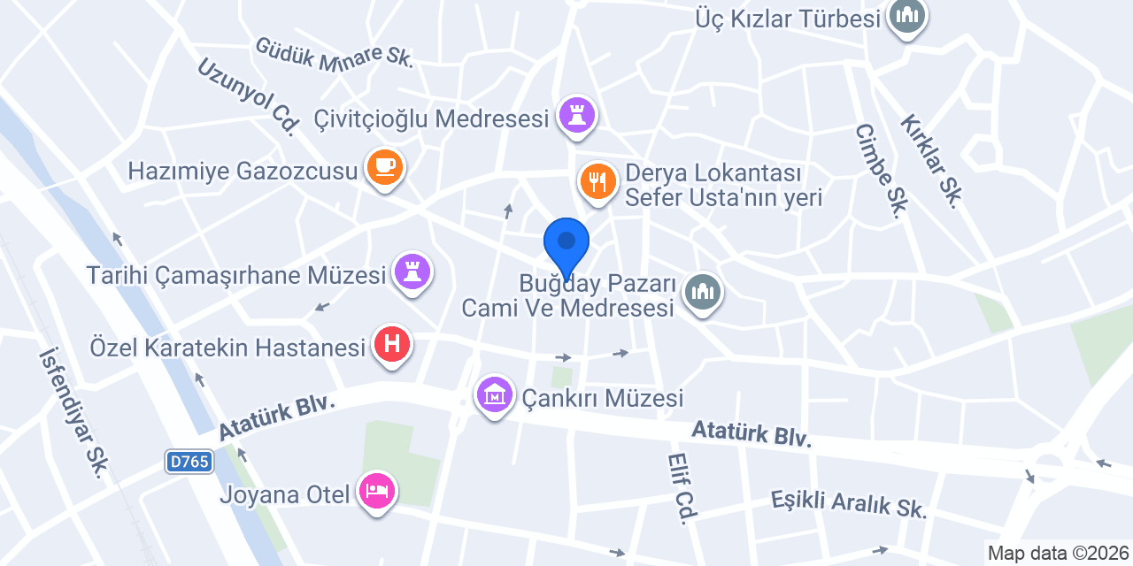 Sancar kumaş konumu
