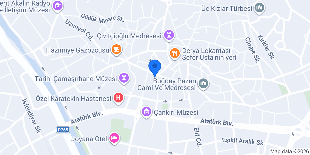 Altıparmak Mimarlık konumu