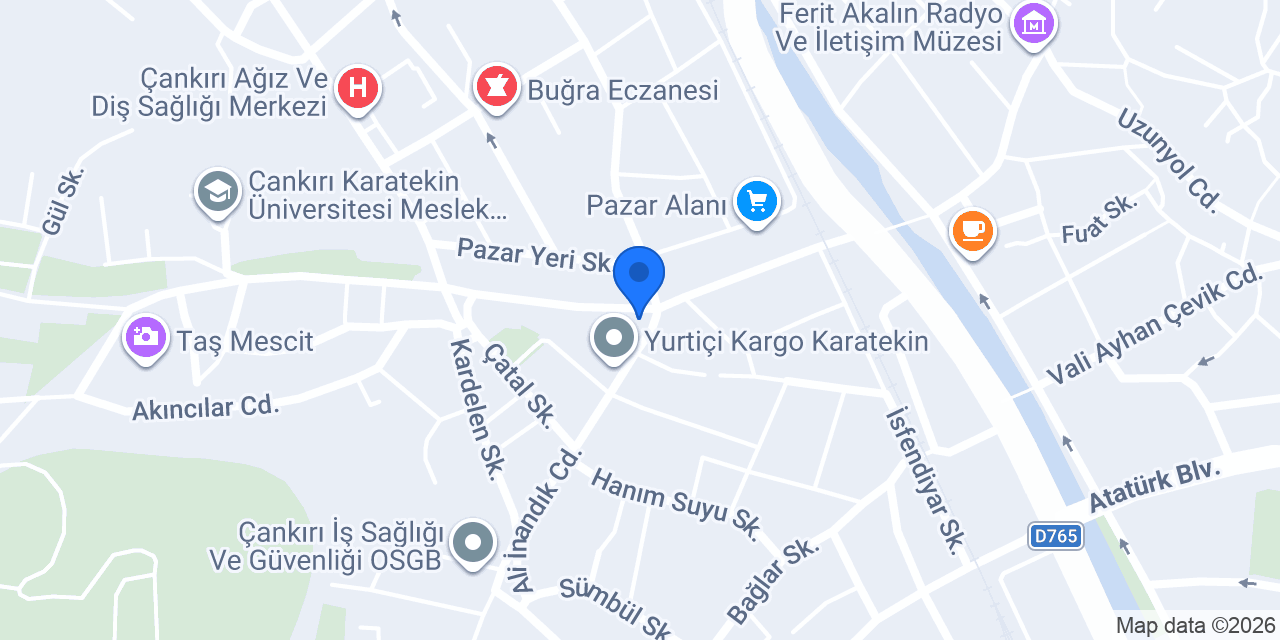 ÇANKIRI OKYANUS HALI YIKAMA konumu