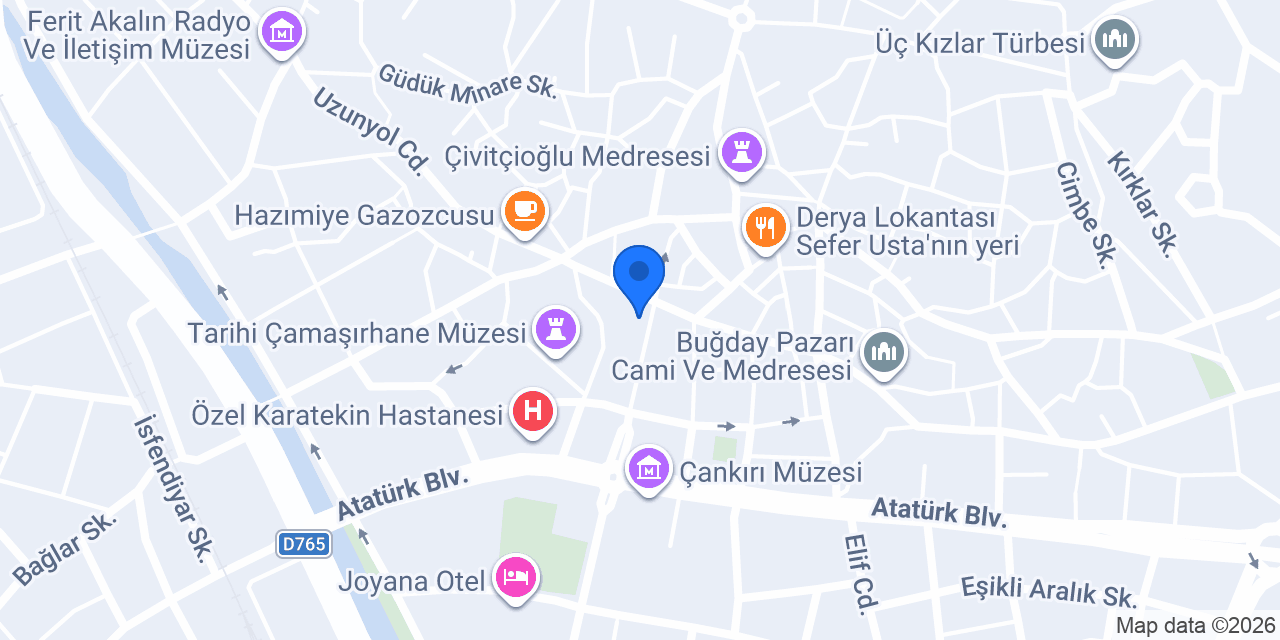 Evci Ahşap & Tuz konumu