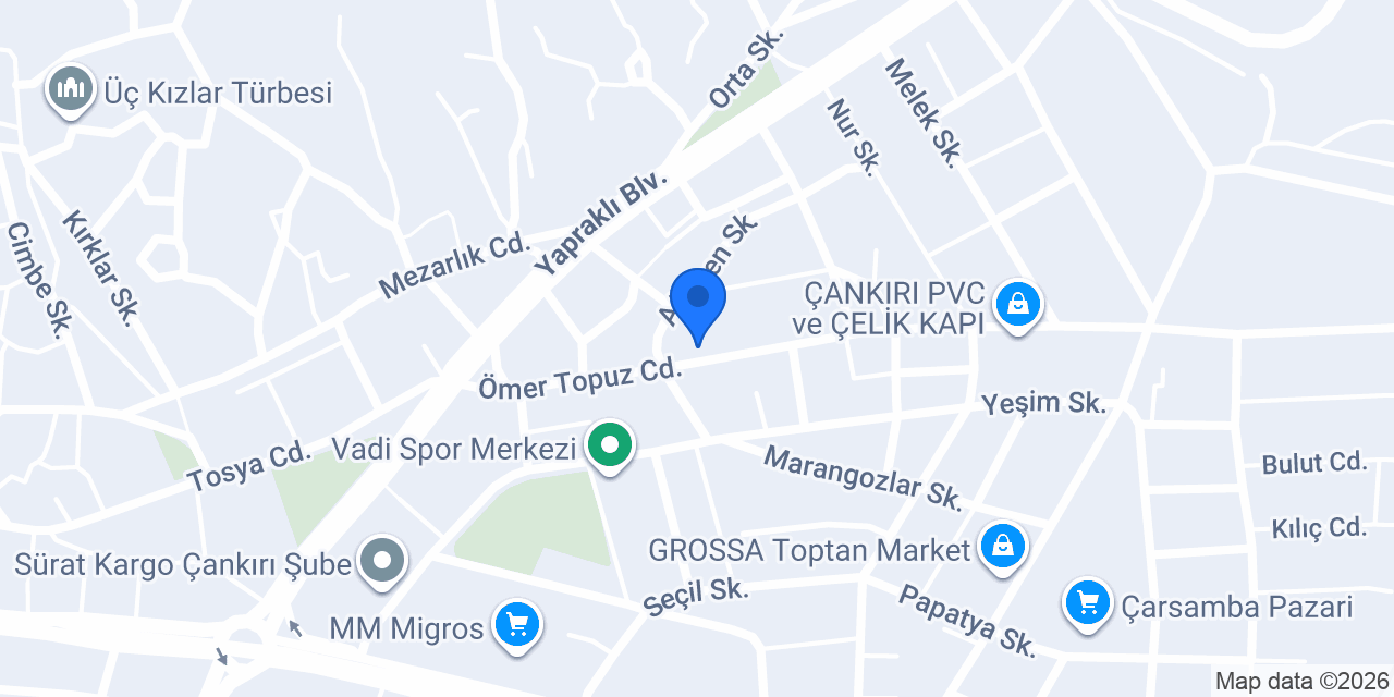 KAYALAR GROSS konumu