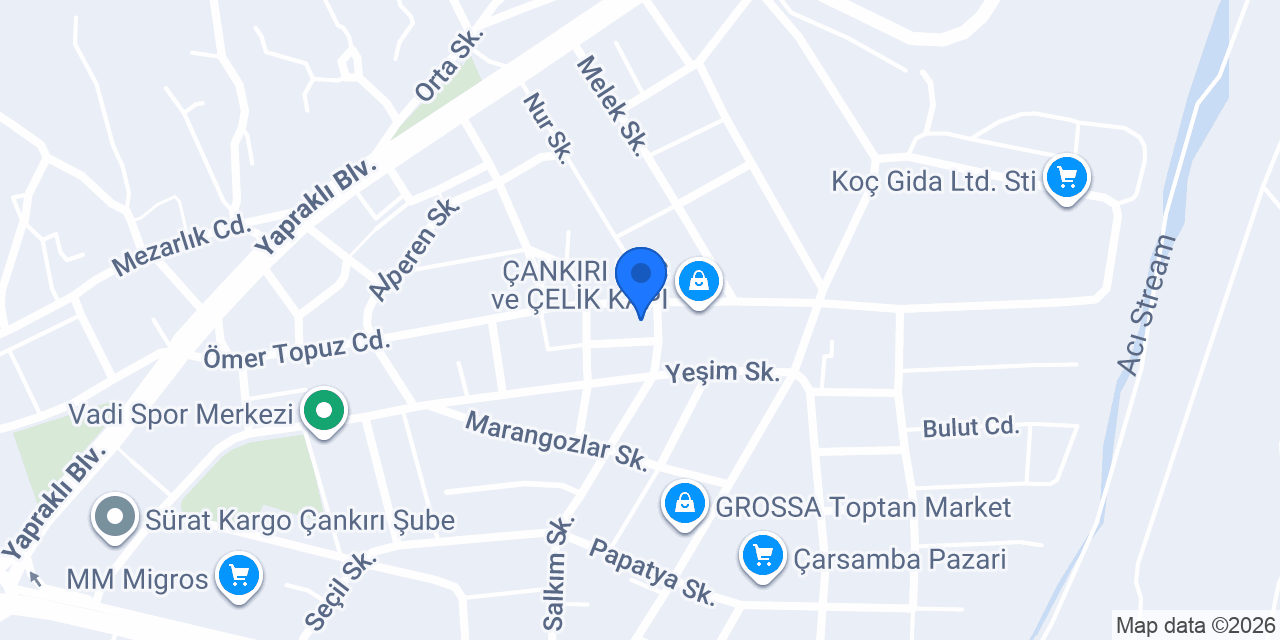 Çankırı Vitamin Etüt Merkezi konumu